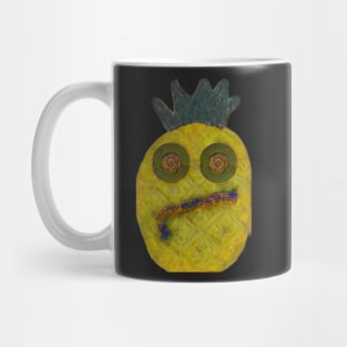 Ring-eyed pineapple yellow Mug